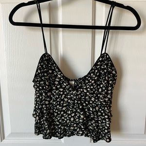 Flower crop top